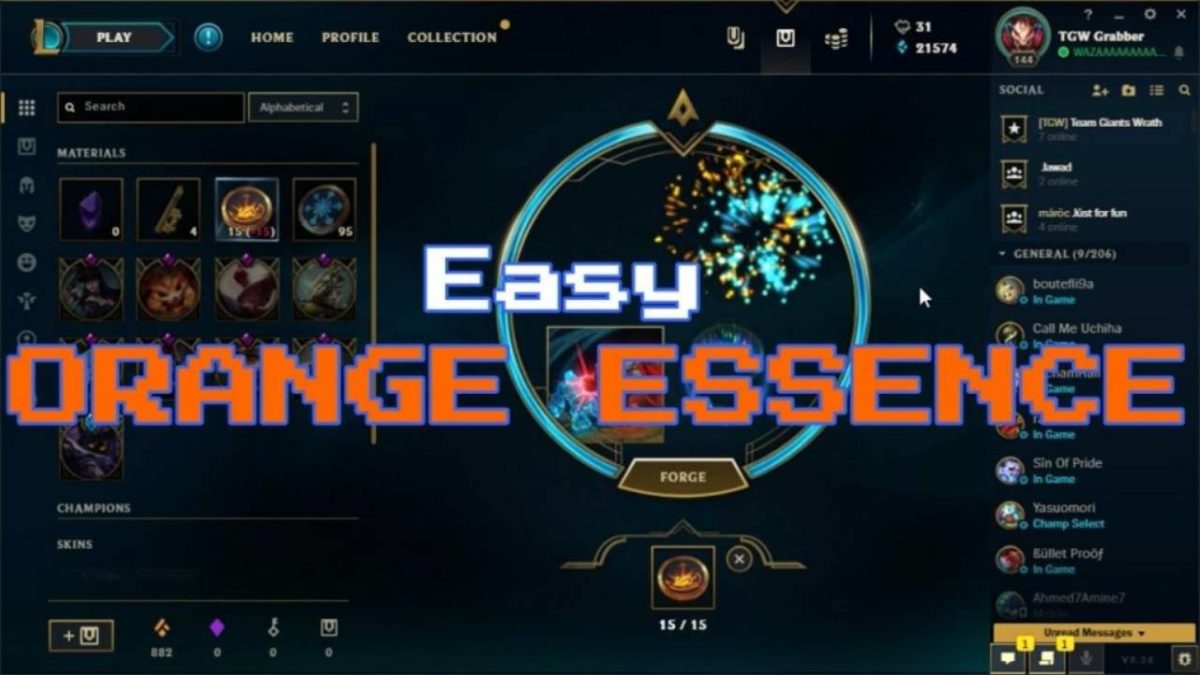 Orange Essence – Hard to get Orange Essence. What can I do with the orange essence in League of Legends