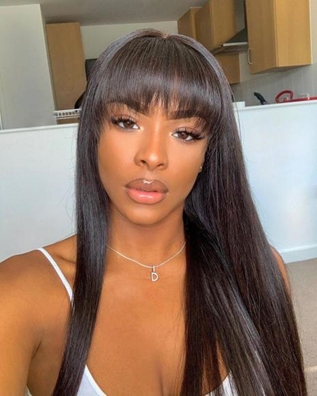 Lace Closure Bangs