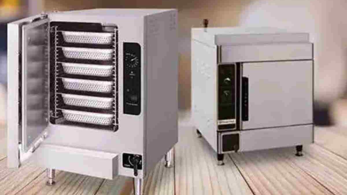 Commercial Kitchen Steamer in a Busy Restaurant – Describes More