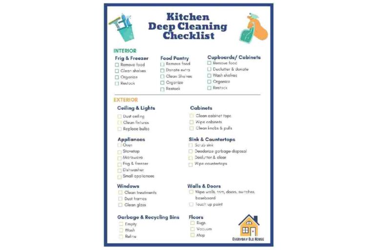 6 Essential Steps for a Complete Kitchen Deep Cleaning Checklist