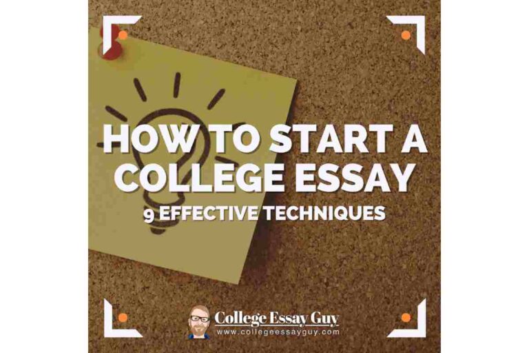How to Start Off a College Essay – Information And More