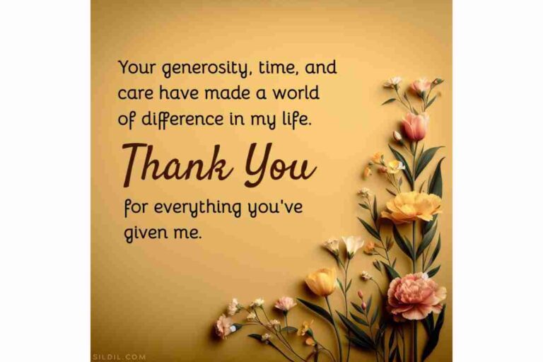 Thanking Those Who Have Made a Difference In Our Lives