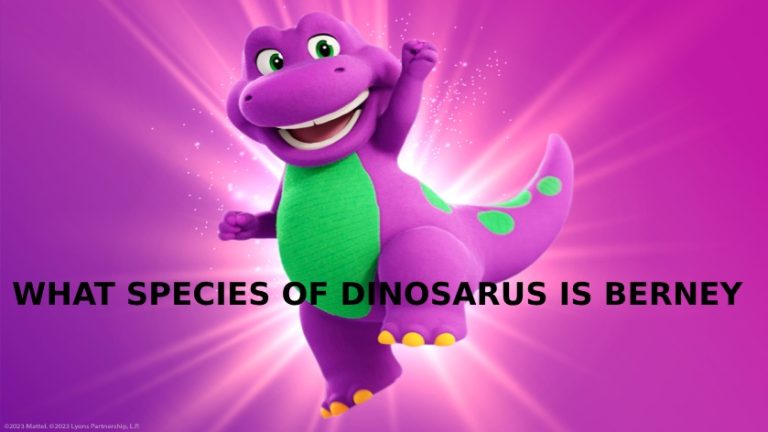 What Species Of Dinosaur Is Barney?