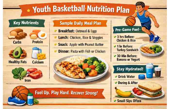 youth basketball untrition plan