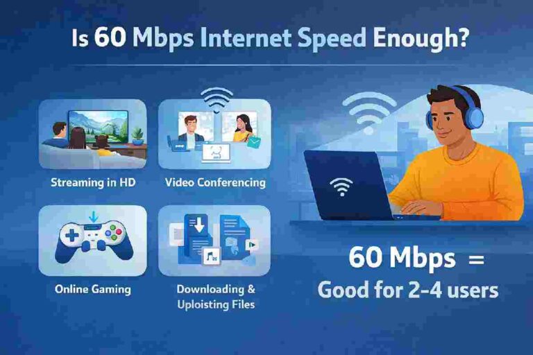 60 Mbps – Is 60 Mbps a fast internet speed? Speed spectrum