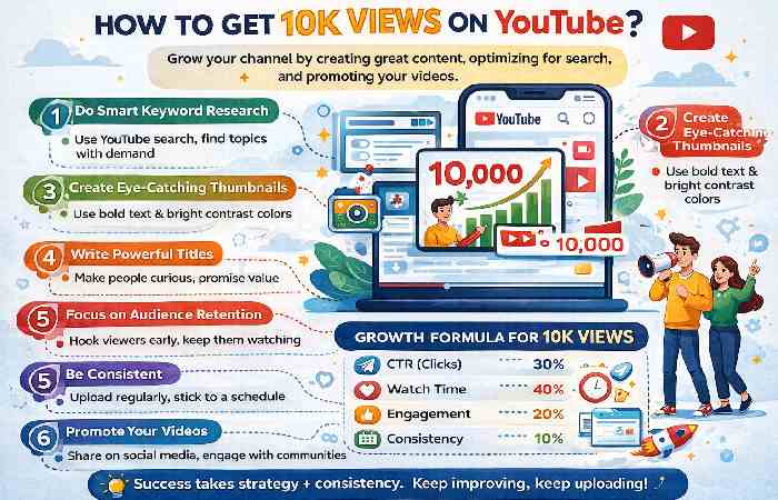 How to Get 10K Views on YouTube_