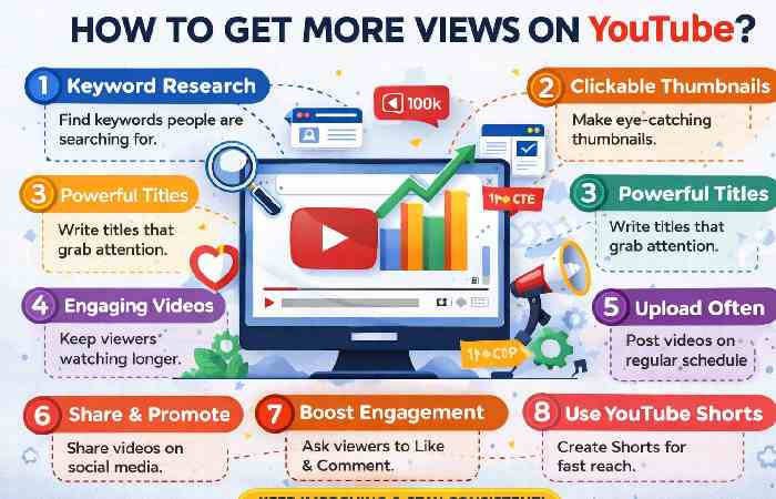 How to get more views on YouTube_