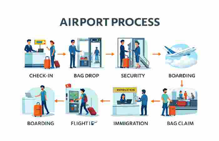 airport process_ step-by-step