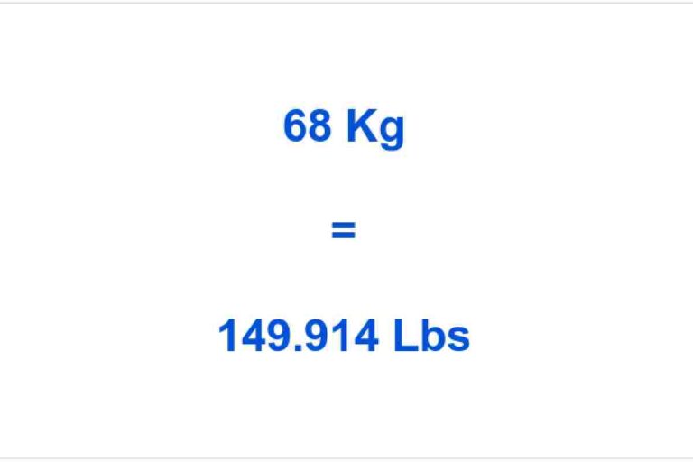 68kg in pounds – Convert Kilograms in Pounds