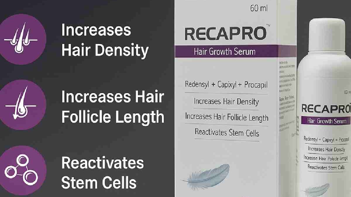 Recapro Hair Growth Serum: Advanced Solution for Stronger, Thicker Hair