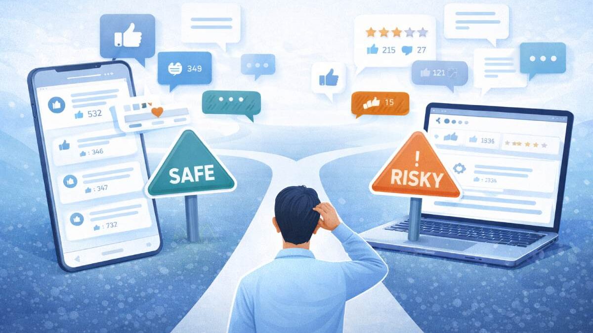 How Online Opinions Influence Risk-Taking Behavior